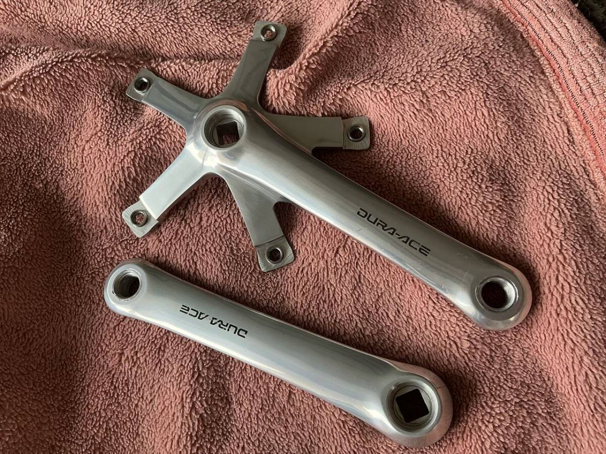 ★中古良品 シマノ DURA-ACE デュラエース FC-7600 165mm NJS PCD144 即決 競輪 ピスト トラック