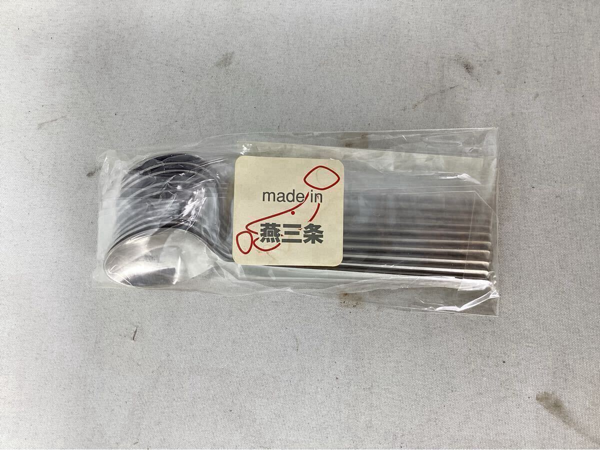 片力商事 コーヒースプーン ティースプーン 10本セット カトラリー シルバー ステンレス 中古