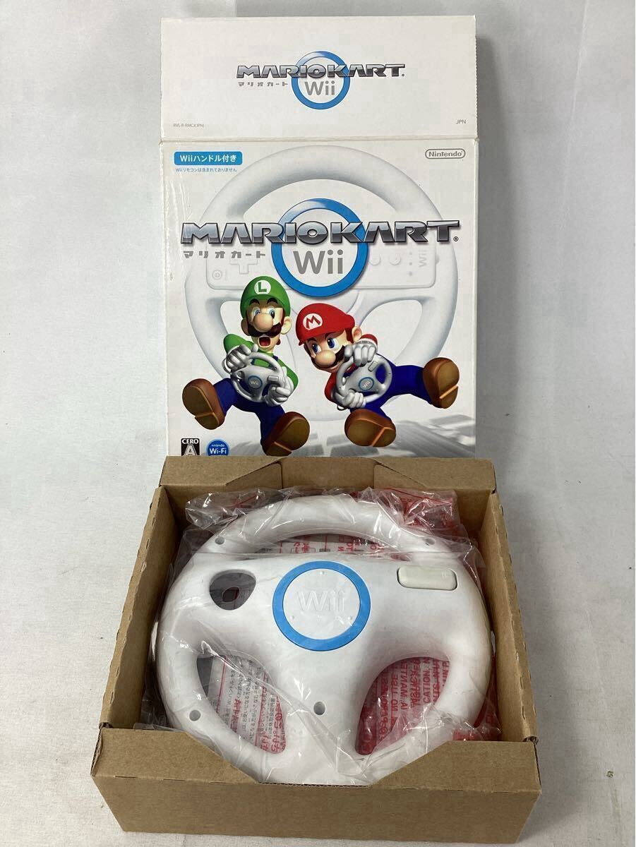 Wiiハンドル 任天堂 Nintendo マリオカート RVL-024 中古