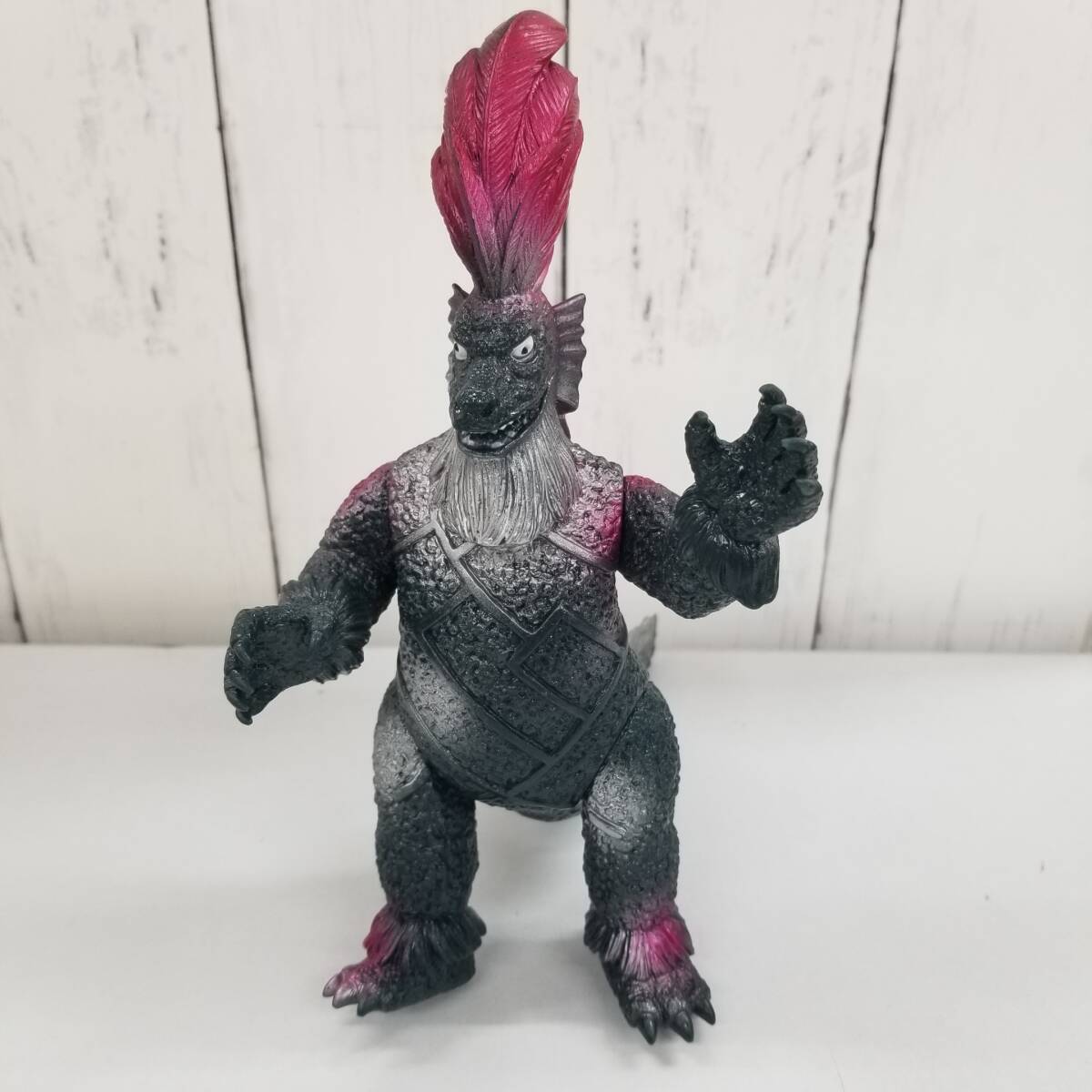 ジェロニモン 怪獣酋長 ソフビ フィギュア ウルトラ怪獣シリーズ 1983年 当時物 BANDAI バンダイ 円谷プロ 日本製 ウルトラマン 中古 KW