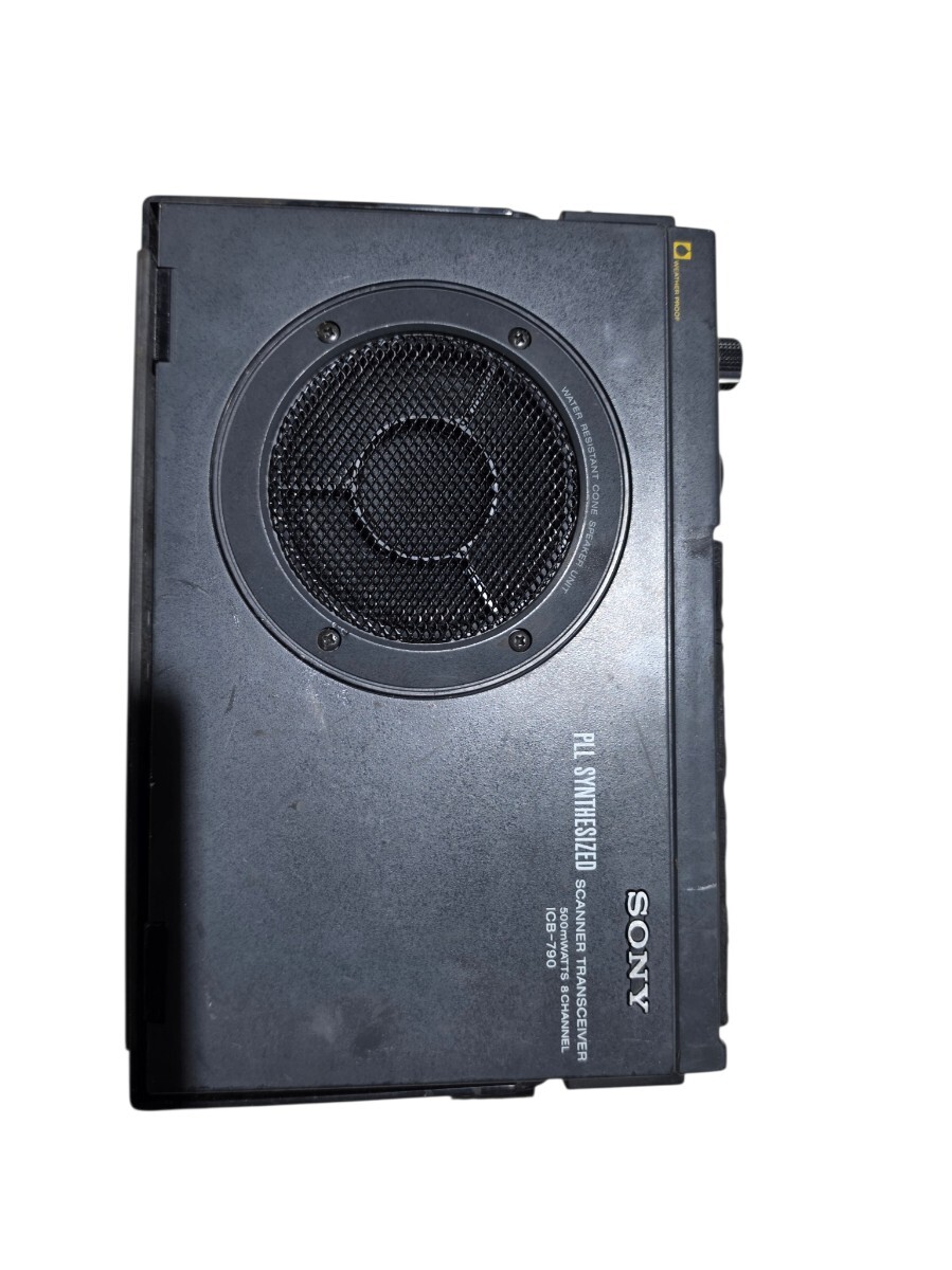 SONY ソニー トランシーバー ハンディ ICB-790 昭和57年製 レトロ ビンテージ ジャンク SONY WALKMAN ウォークマン カセットウォークマン
