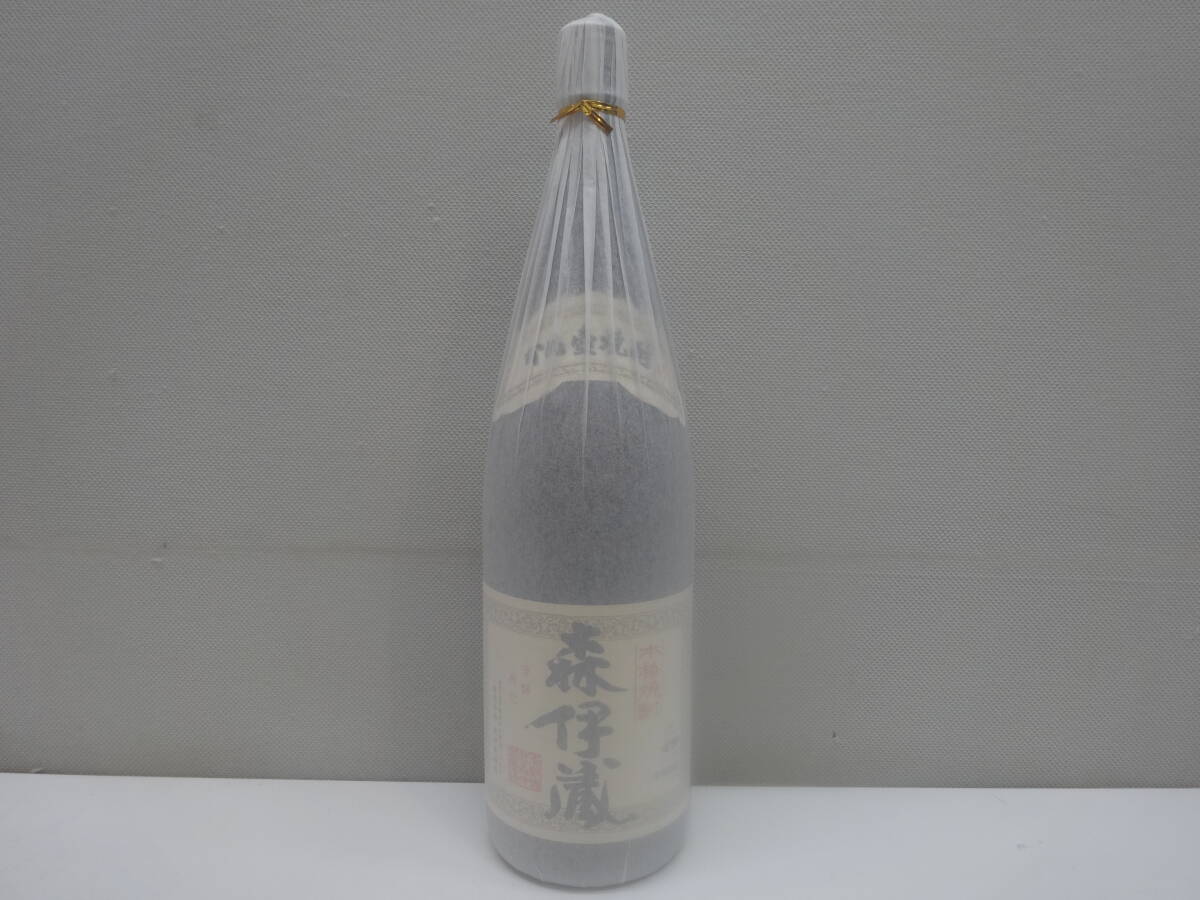 1円スタート!! 43558 酒祭 焼酎祭 森伊蔵 1800ml 25度 未開栓 和紙付 本格焼酎 芋焼酎 かめ壷焼酎 森伊蔵酒造 自宅保管品