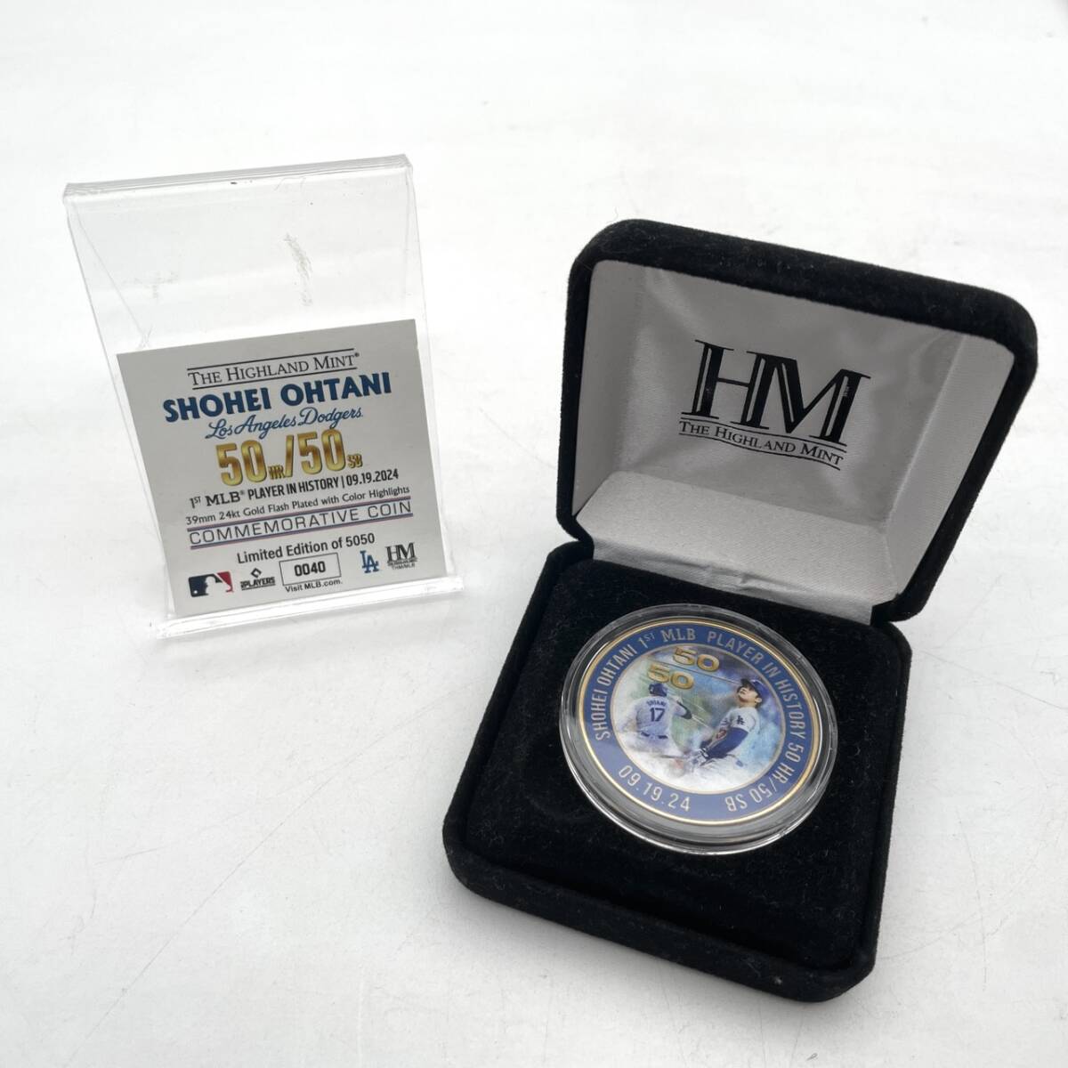 【1円～】大谷翔平 SHOHEI OHTANI 2024 50/50 達成記念 メダル MLB コレクション H401