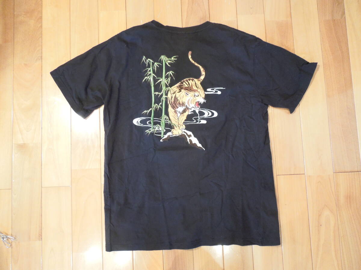呉空　和柄Tシャツ　虎　刺繍　Lサイズ