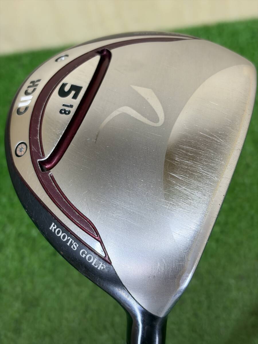 【希少/激飛】ROOTS　GOLF　CLICK　3番ウッド　18度　純正シャフト　フレックスS　ルーツゴルフ　クリック