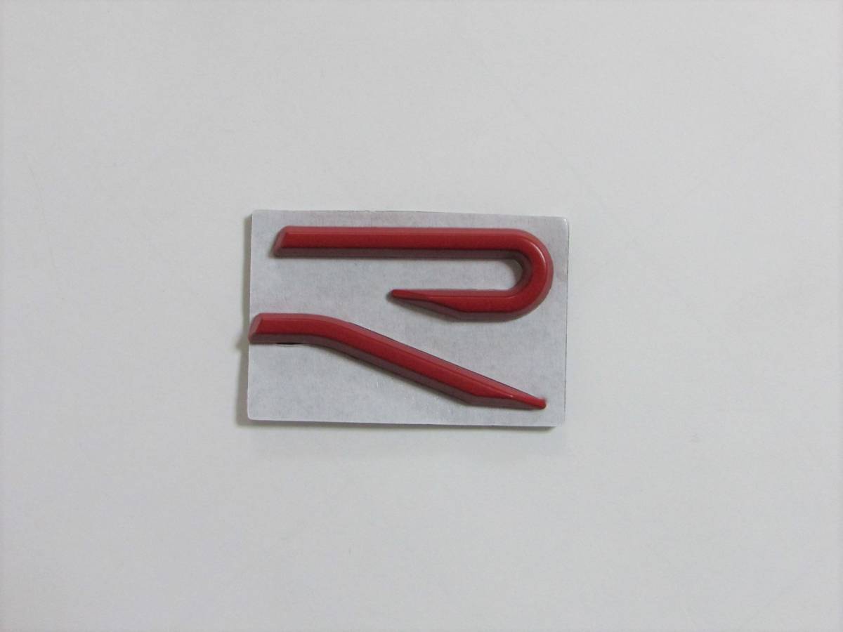 VW フォルクスワーゲン ゴルフ R-LINE R-line Rライン 現行 ロゴ エンブレム レッド