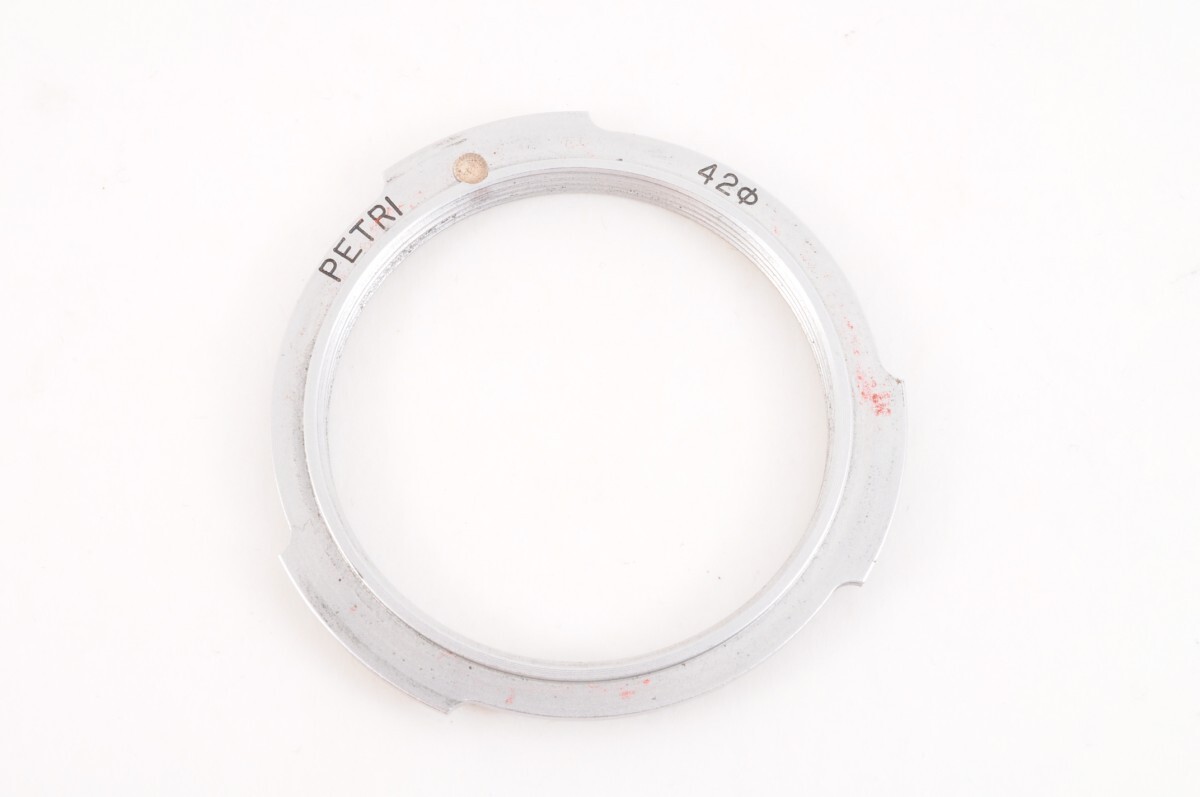 希少 PETRI ペトリ M42 マウントアダプター 42φ 純正 MOUNT カメラ アクセサリー オールド S-785