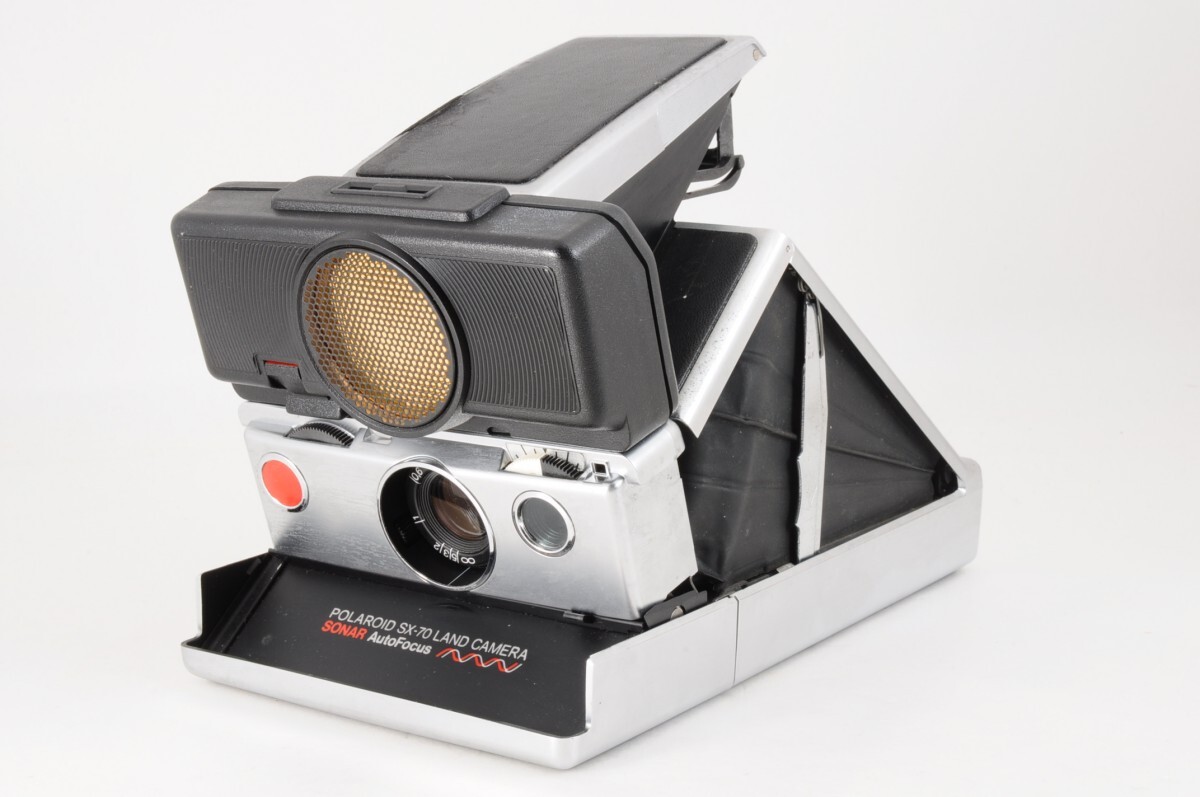 希少 POLAROID ポラロイド SX-70 LAND CAMERA SONAR Focus インスタント フィルム カメラ ゾナー 昭和 レトロ オールド S-786
