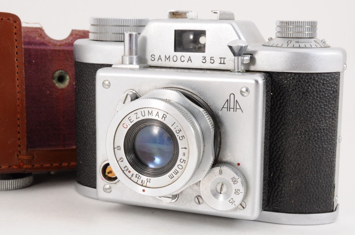 当時物 SAMOCA サモカ 35II C.Ezumar 50mm F3.5 三栄産業 オールド フィルム カメラ アンティーク オブジェ インテリア 什器 S-802