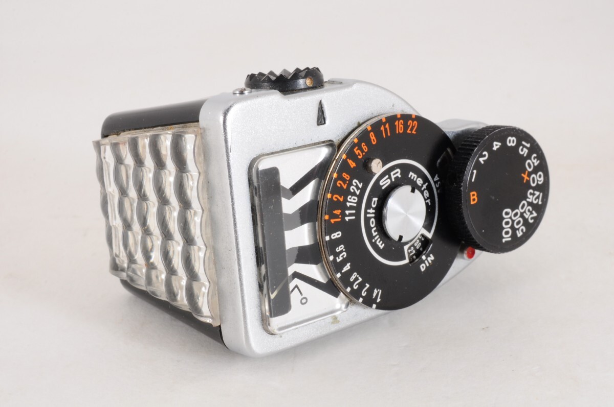 希少 当時物 minolta ミノルタ SR METER 露出計 一眼レフ フィルム カメラ アクセサリー / SR-3 初期 SR-1 RU-530S/030
