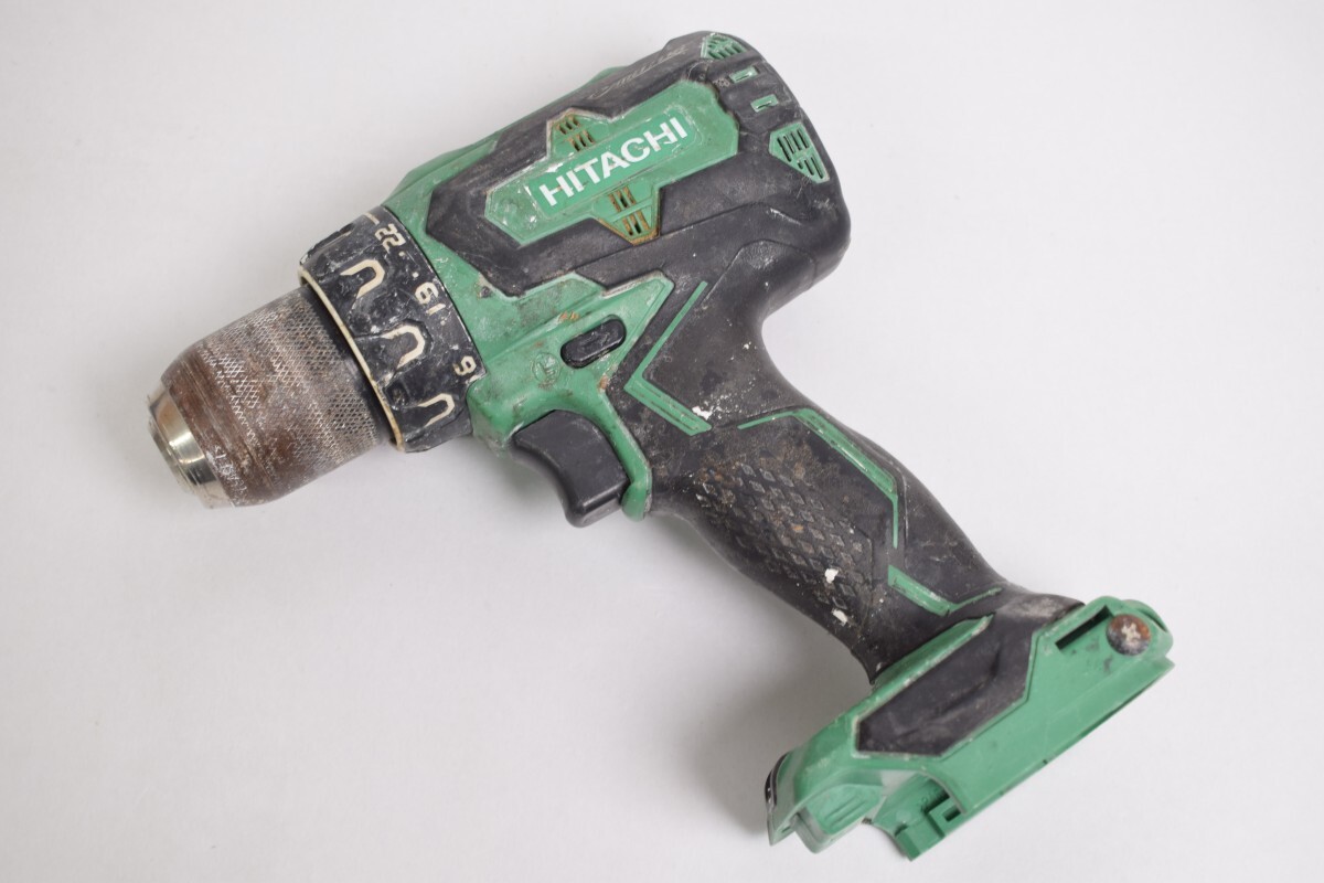 動作品 HITACHI 日立工機 DS14DBSL 14.4V コードレスドライバドリル HiKOKI ハイコーキ 充電式 DIY 電動工具 大工道具 RU-635K/031