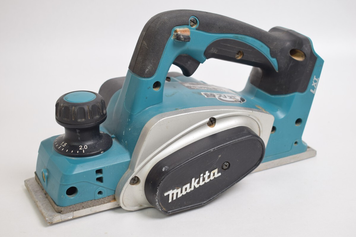 動作品 makita マキタ KP180D 18V 充電式カンナ 82mm 充電式 コードレス 替え刃式 DIY 電動工具 大工道具 RU-621K/031