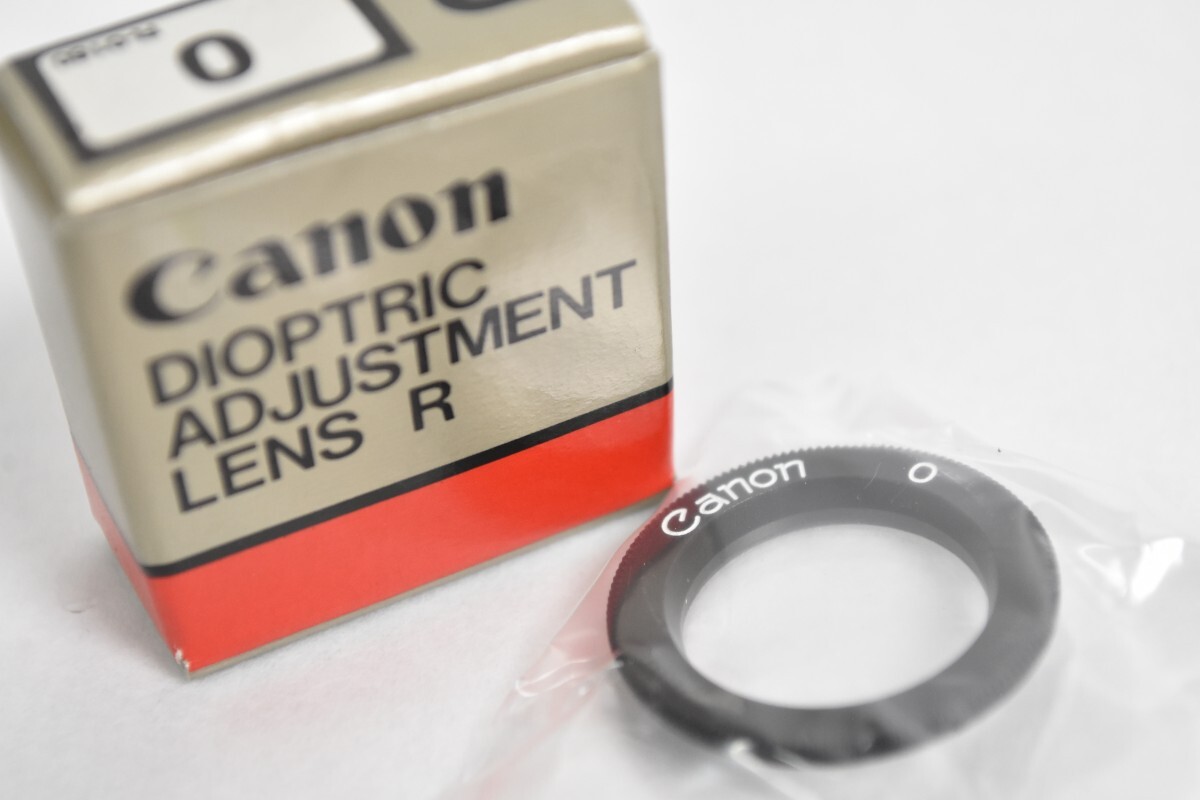 未開封 Canon キャノン DIOPTRIC ADJUSTMENT LENS R 0 F-1用 視度補正レンズ キヤノン 一眼レフ カメラ アクセサリー RR-638G-A/714