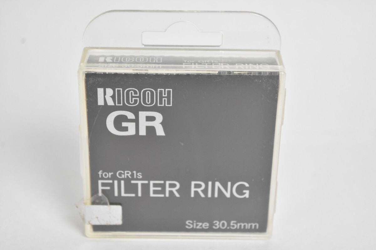未開封 RICOH リコー GR FILTER RING GR1S GR1V用 フィルターリング 30.5mm フィルムカメラ アクセサリー RR-630G-A/714