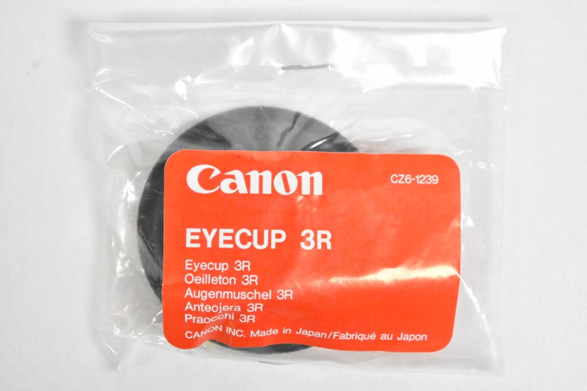 未開封 Canon キャノン EYECUP 3R F-1用 ラバー アイピース アイカップ キヤノン 一眼レフ フィルムカメラ アクセサリー RR-377G-F/714