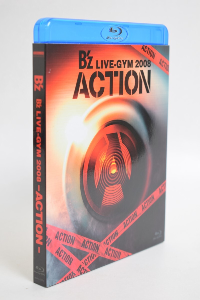 動作品 B'z LIVE-GYM 2008 -ACTION- Blu-ray ビーズ 松本孝弘 稲葉浩志 ツアー ライブ バンド ブルーレイ RU-183M/024