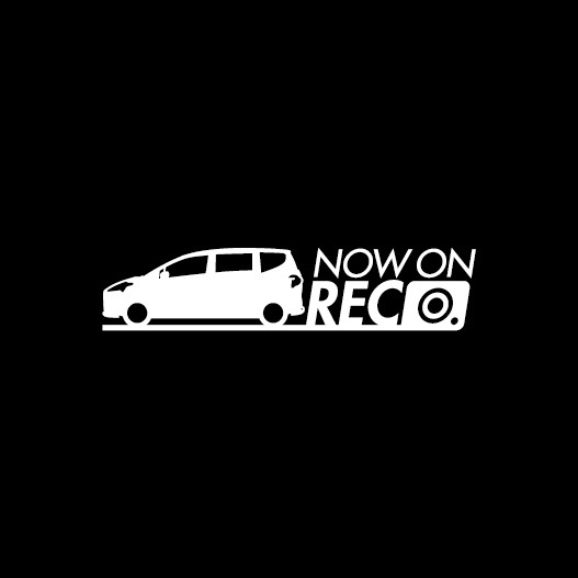 【ドラレコ&セキュリティ】トヨタ シエンタ【170系】録画中 ステッカー