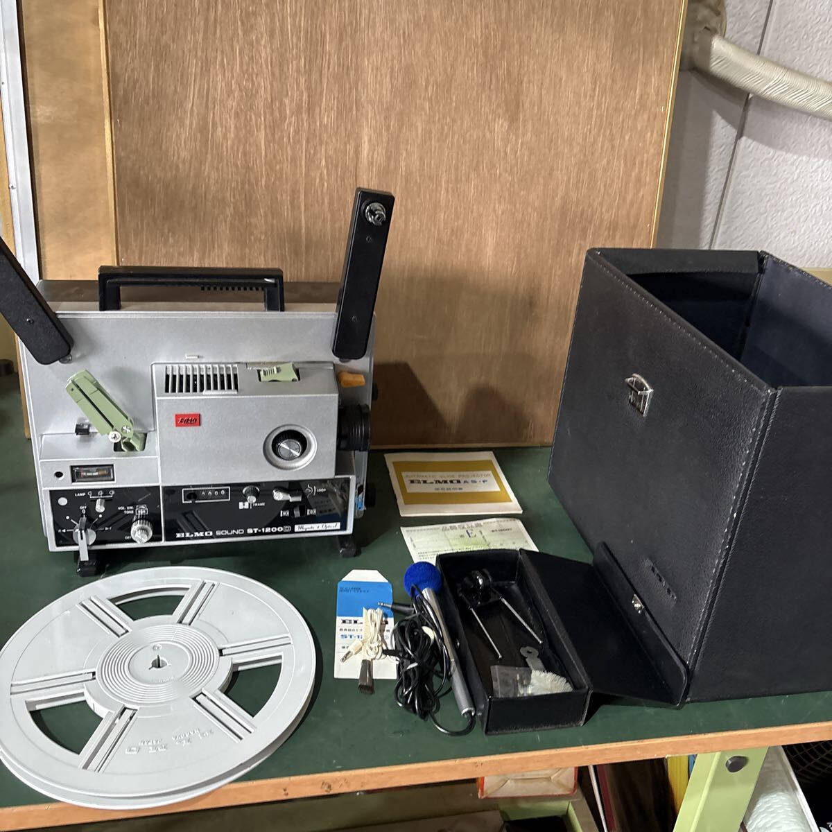 【外観きれい】ELMO エルモ SOUND ST-1200D 8mm 映写機 プロジェクター ※電源コード欠品/動作未確認 現状品 昭和レトロ 当時物（