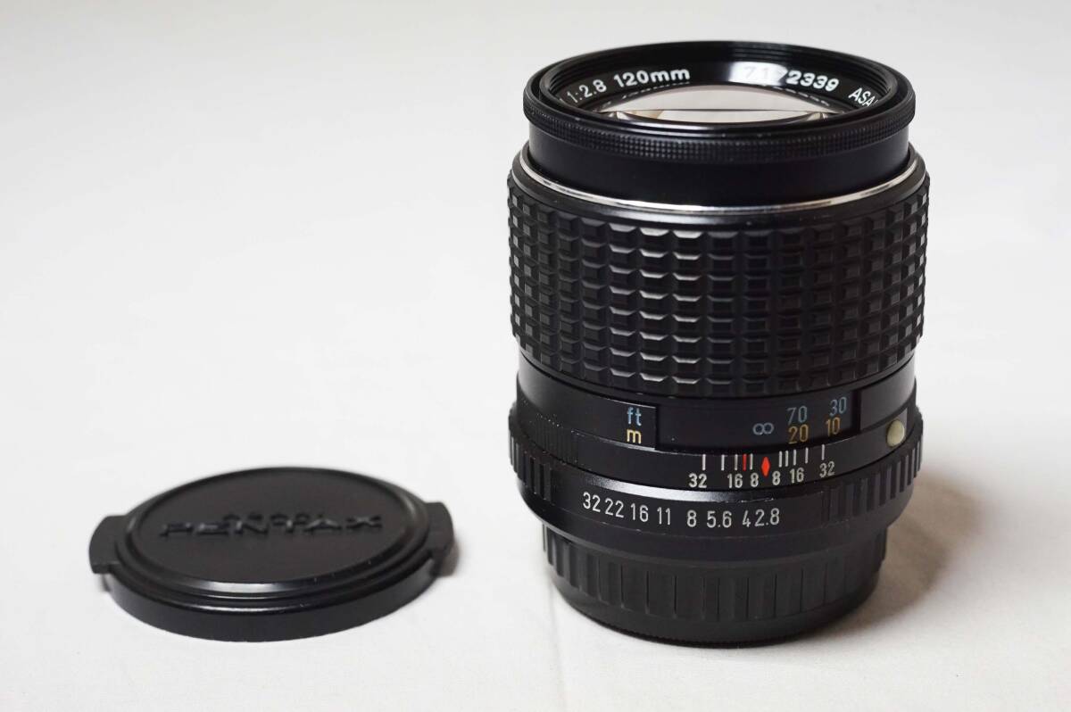旭光学 ASAHI PENTAX SMC PENTAX-M 120mm f2.8 Kマウント 単焦点 ペンタックス 少々難あり