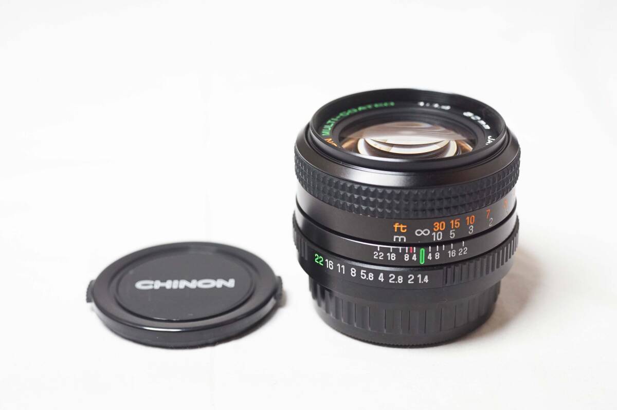 CHINON AUTO CHINON MULTI-COATED 50mm f1.4 PENTAX Kマウント チノン