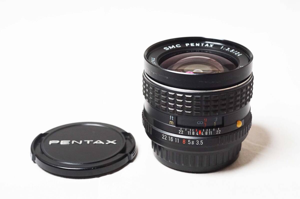 旭光学 ASAHI PENTAX SMC PENTAX 24mm f3.5 Kマウント 単焦点 ペンタックス 難あり