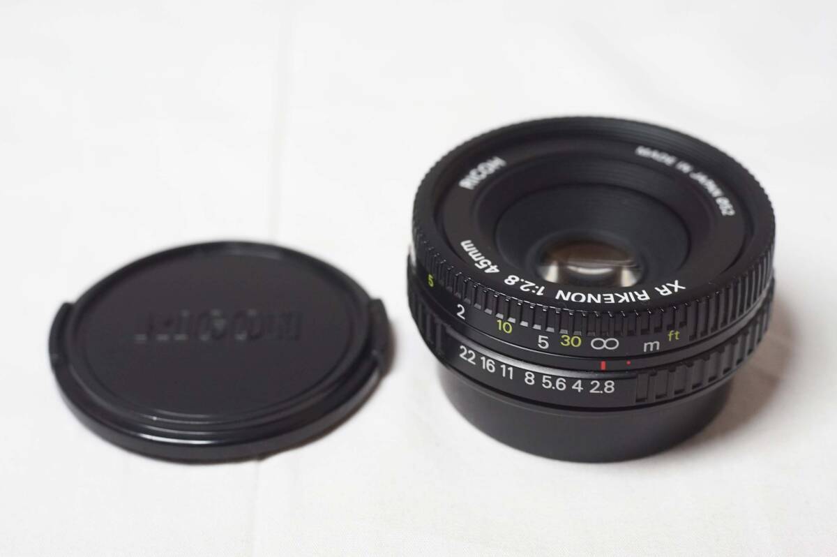 RICOH XR RIKENON 45mm f2.8 リコー ペンタックスKマウント パンケーキ
