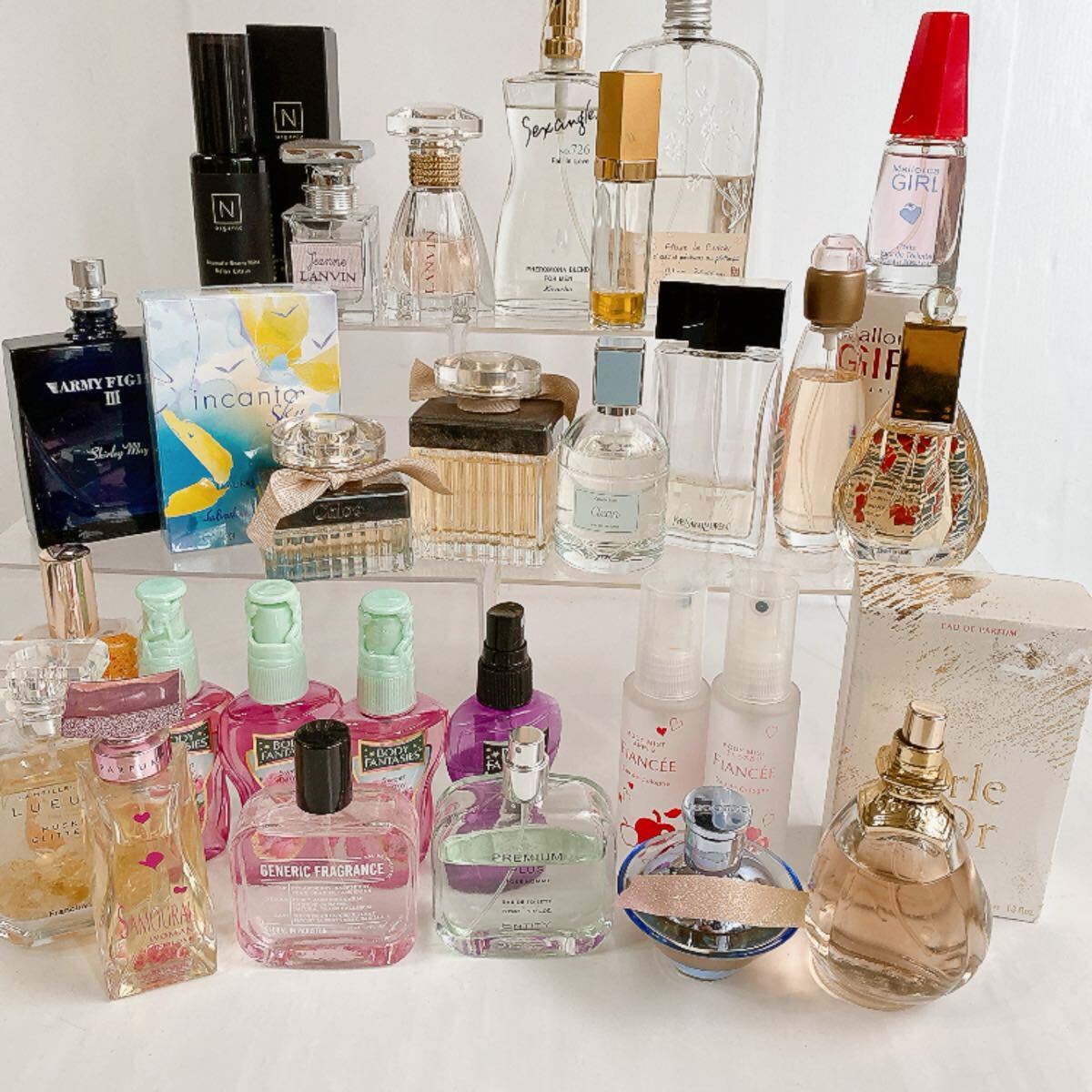 147-【1スタート】CHANEL LANVIN L'OCCITANE Francfranc Chloe Yves saint Laurent 中古香水まとめ
