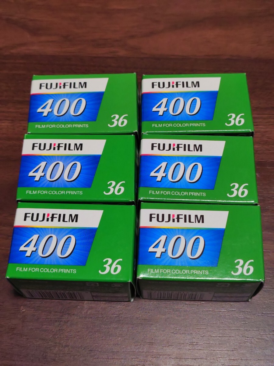FUJIFILM 400 36枚撮り カラーネガフィルム 6本セット