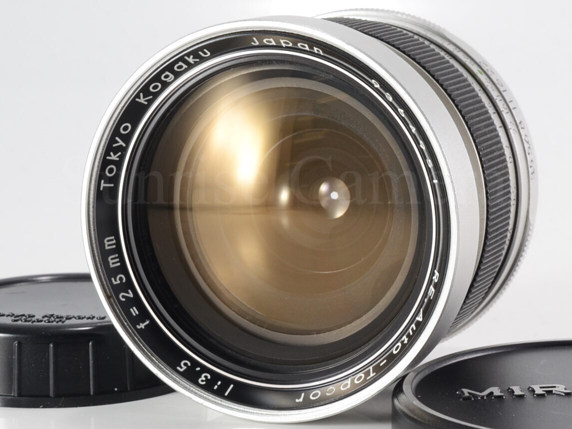 [良品] 東京光学 (ニコン) RE Auto Topcor 25mm F3.5 エキザクタマウント [保証]（61304）