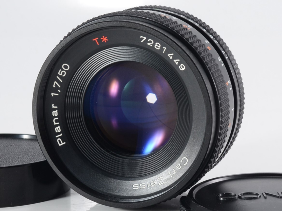[並品] CONTAX（コンタックス）Carl Zeiss Planar T* 50mm F1.7 MMJ [保証]（61044）