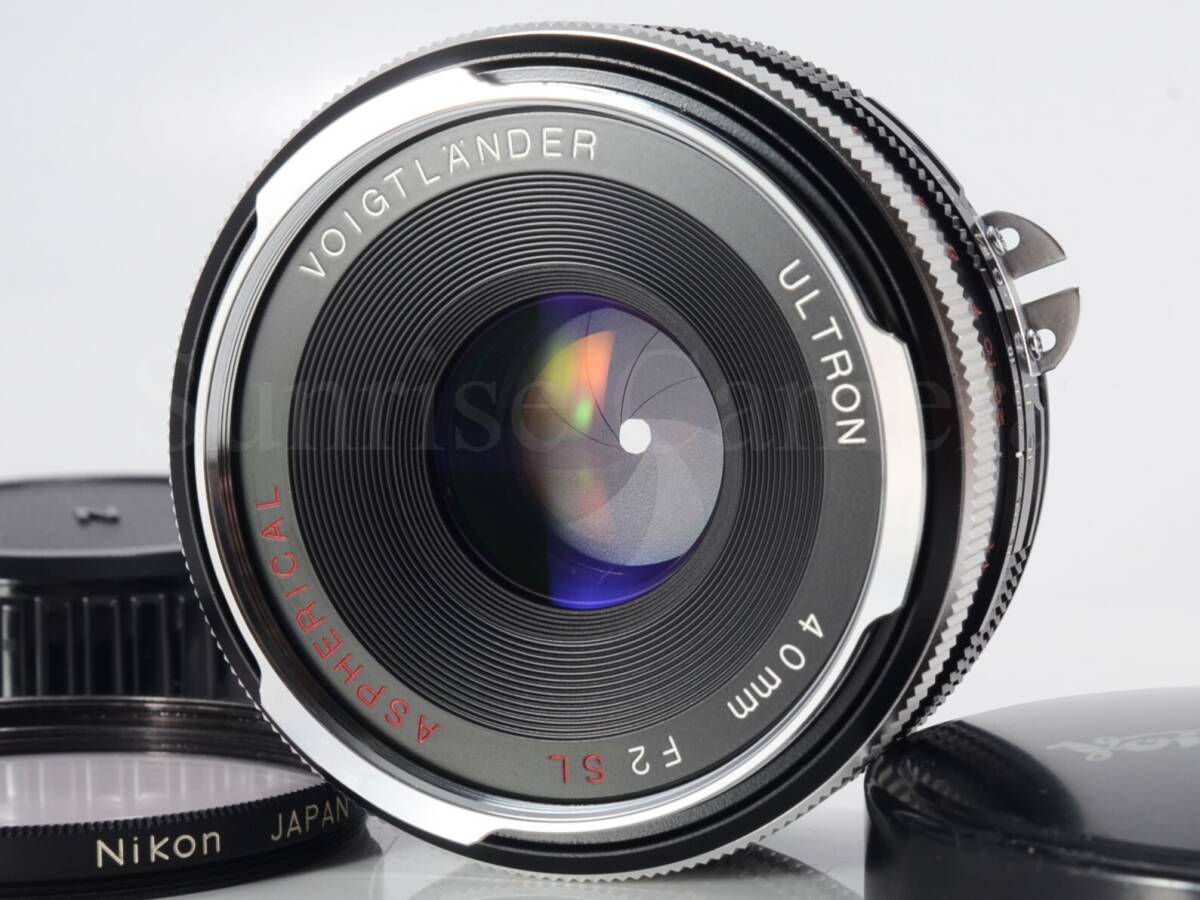 [美品] Voigtlander（フォクトレンダー）ULTRON 40mm F2 SL ASPHERICAL Ai-S [保証]（61212）
