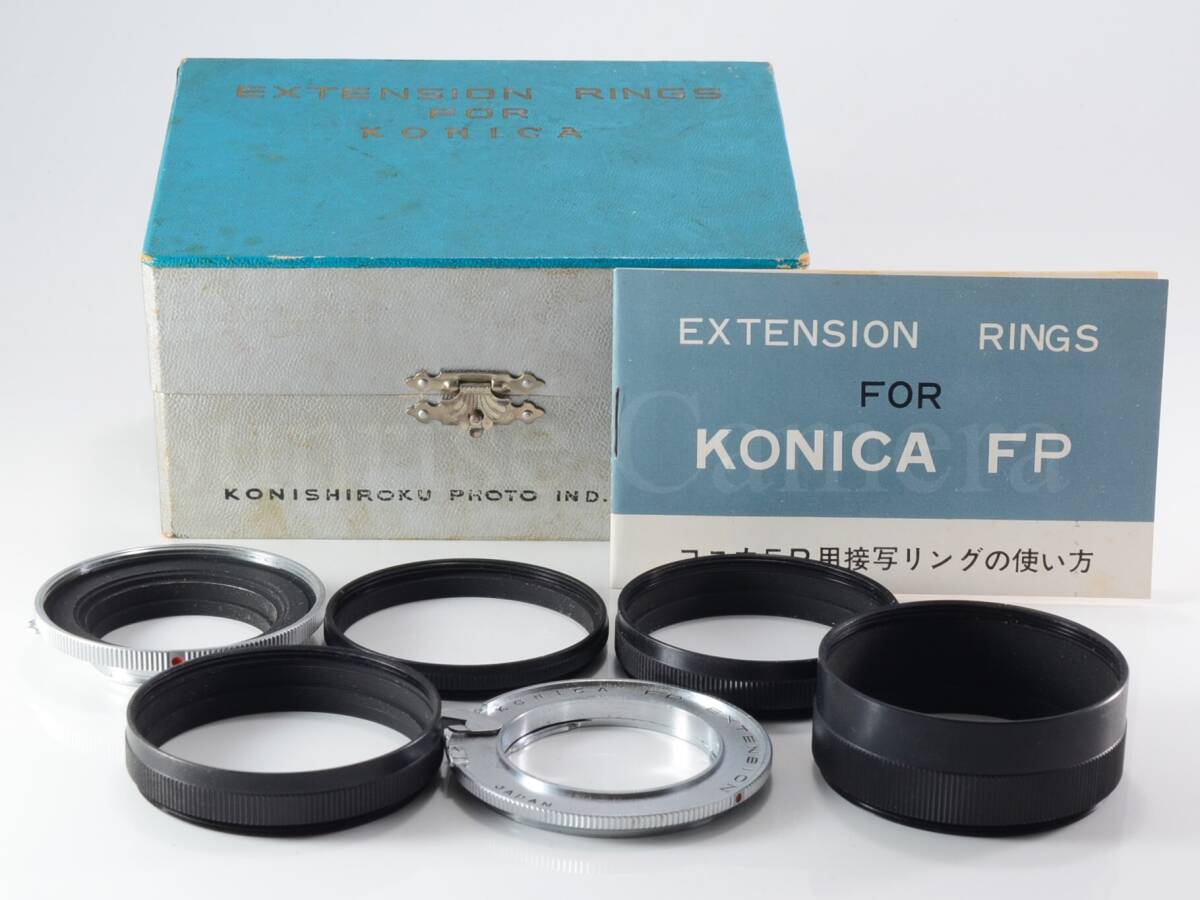 [良品] KONICA（コニカ）Extension Rings FOR KONIC（61296）