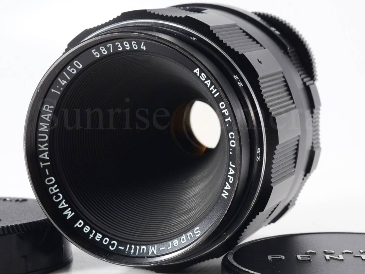 [美品] PENTAX（ペンタックス）Super Multi Coated MACRO TAKUMAR 50mm F4 M42 整備済 [保証]（60882）
