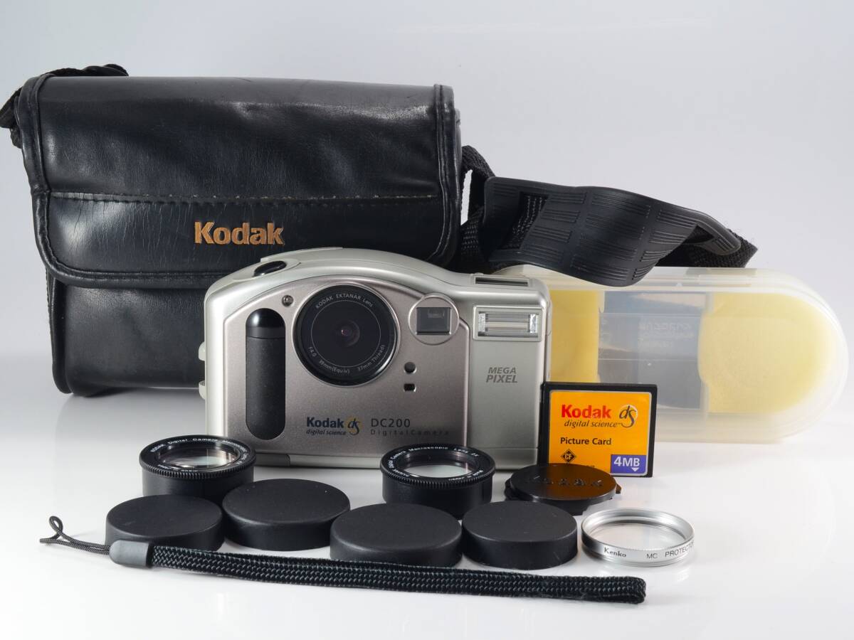 [良品] KODAK（コダック）DC200 コンパクトデジタルカメラ 付属品充実（61316）
