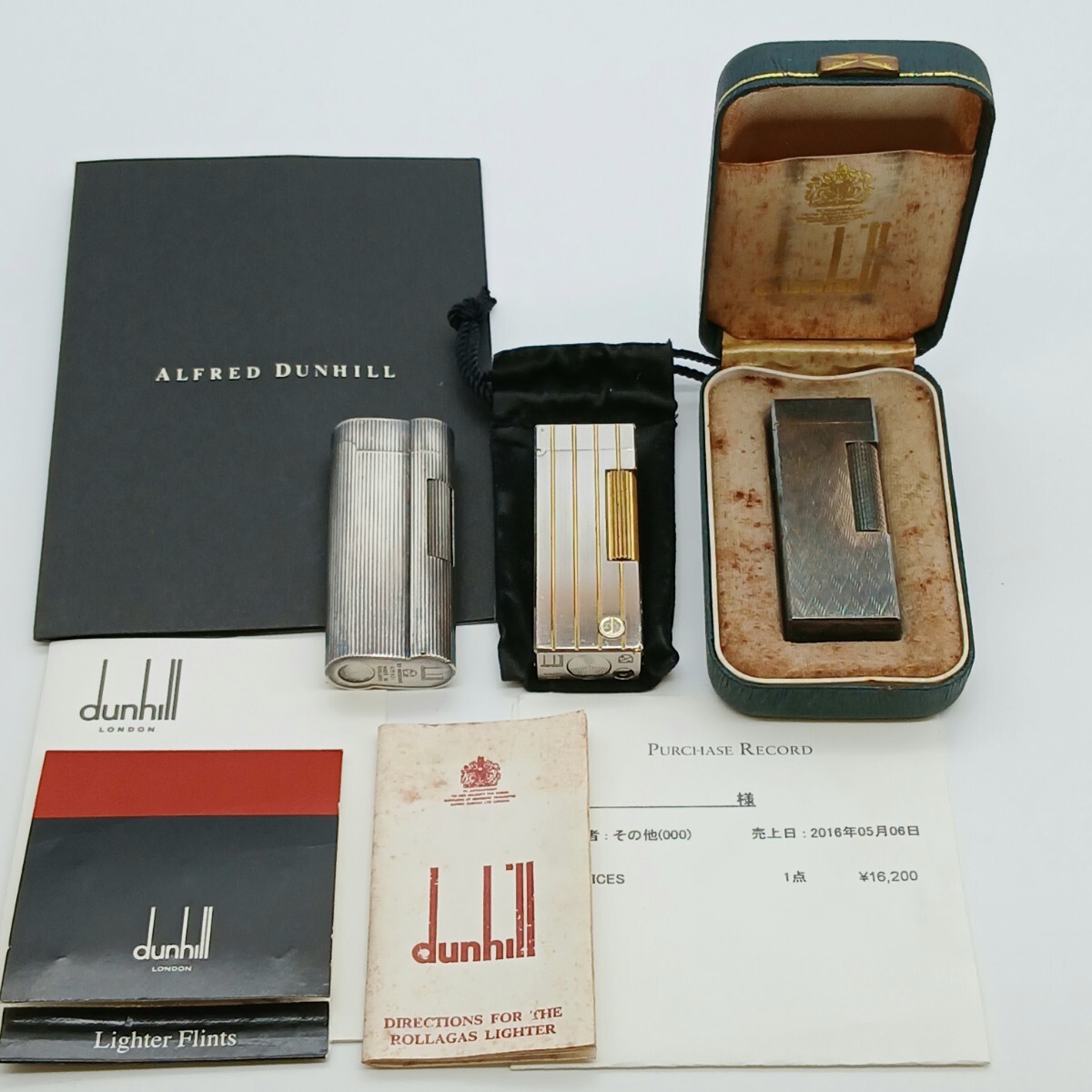 【X-59】 dunhill ダンヒル ライター まとめ 3点 喫煙具 着火未確認