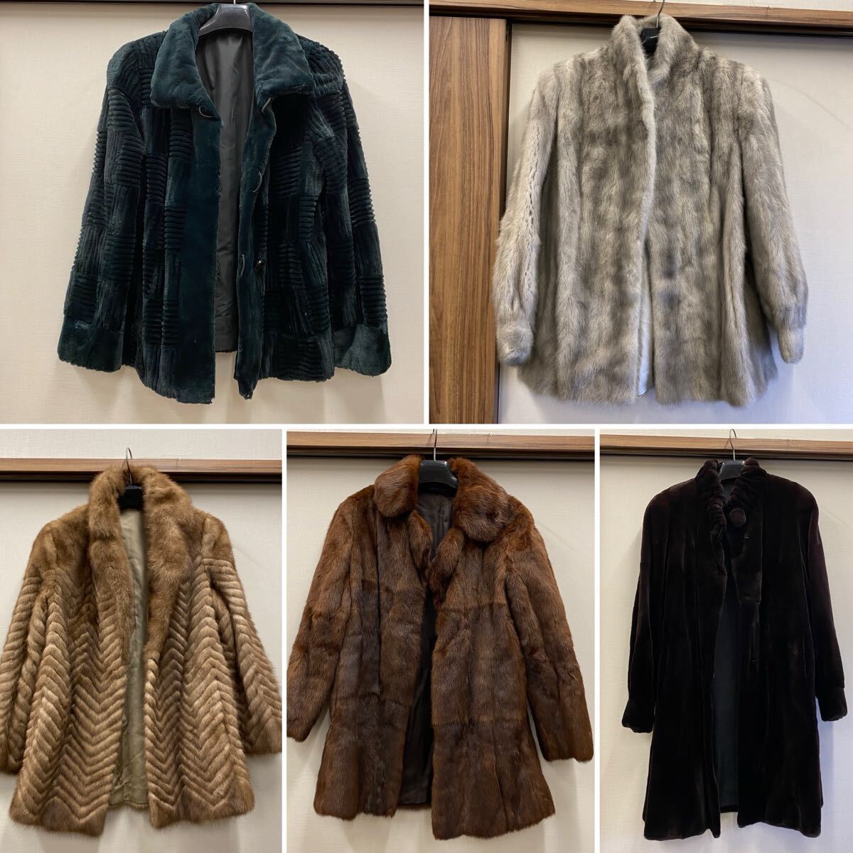 【S5/4E2】 毛皮 まとめ THE AMERICAN FUR AWARDS 5つ星 Josephine など ミンク コート リバーシブル