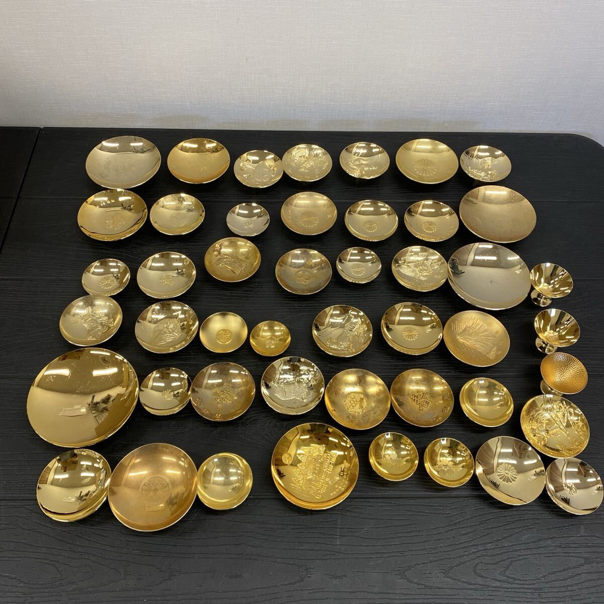 【S5/4YR1】 金杯 まとめ 総重量約3.6kg 金メッキ 金盃