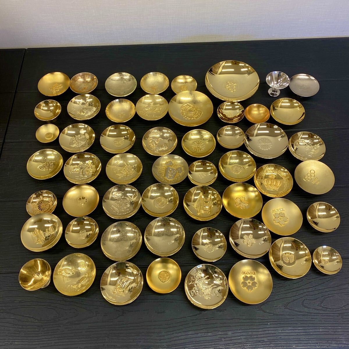 【S5/3E8】 金杯 銀杯 総重量約3.6kg メッキ まとめ