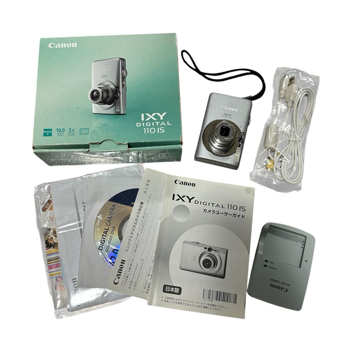 Canon IXY DIGITAL 110 IS PC1355 キャノン コンパクトデジタルカメラ デジカメ コンデジ 動作確認済み