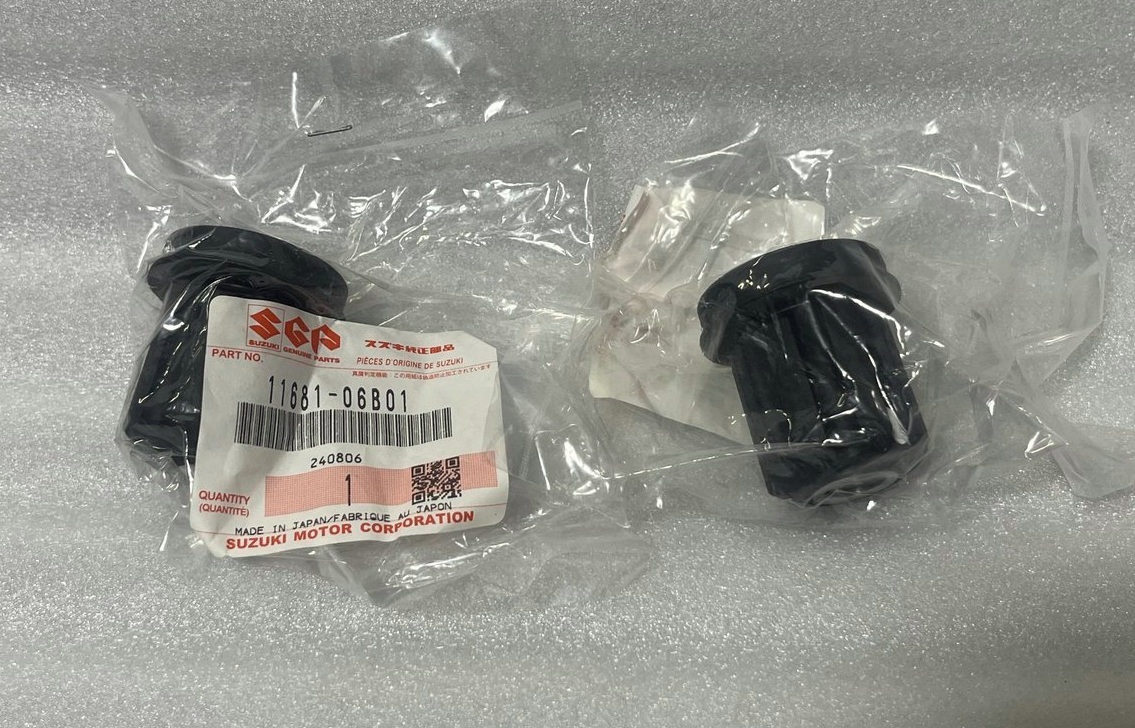 [新品]GSX-R1100 GSX600/GSX1100E/GS1200/GSX600F/GSX750F/GSF600 1200 BANDIT ブッシュ エンジンマウント 2個 11681-06B00 純正 GSXR1100
