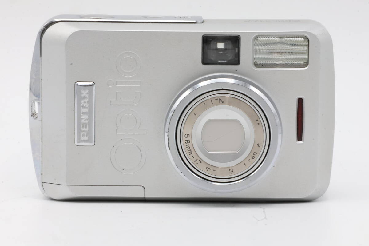 「みんカメ」5-104 PENTAX ペンタックス Optio 33LF シルバー オプティオ デジカメ コンデジ 現状品 ジャンク