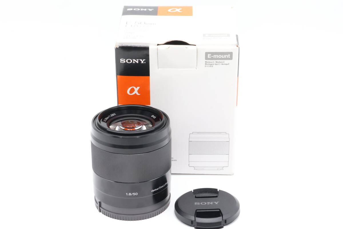 「みんカメ」5-130 美品 SONY ソニー E 50mm F1.8 OSS SEL50F18 E-mount レンズ 現状品 動作確認済み