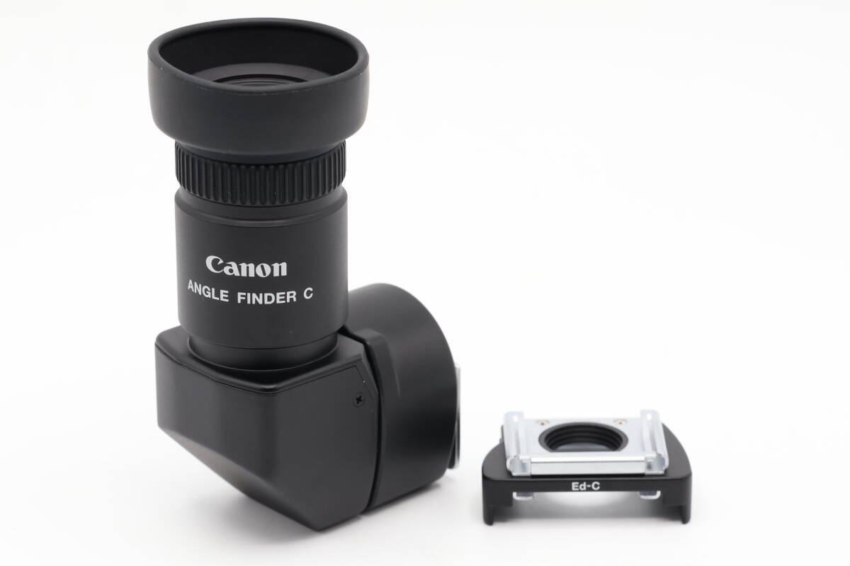 「みんカメ」M265 Canon キヤノン ANGLE FINDER C Ed-C キャノン アングルファインダー 現状品 ケース付き 動作確認済み