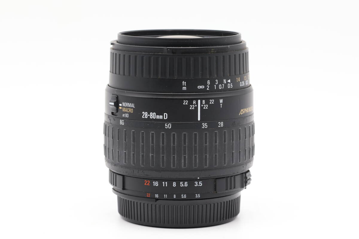 「みんカメ」5-163 SIGMA シグマ ZOOM 28-80mm 1:3.5-5.6 F3.5-5.6 MACRO レンズ 現状品 動作確認済み