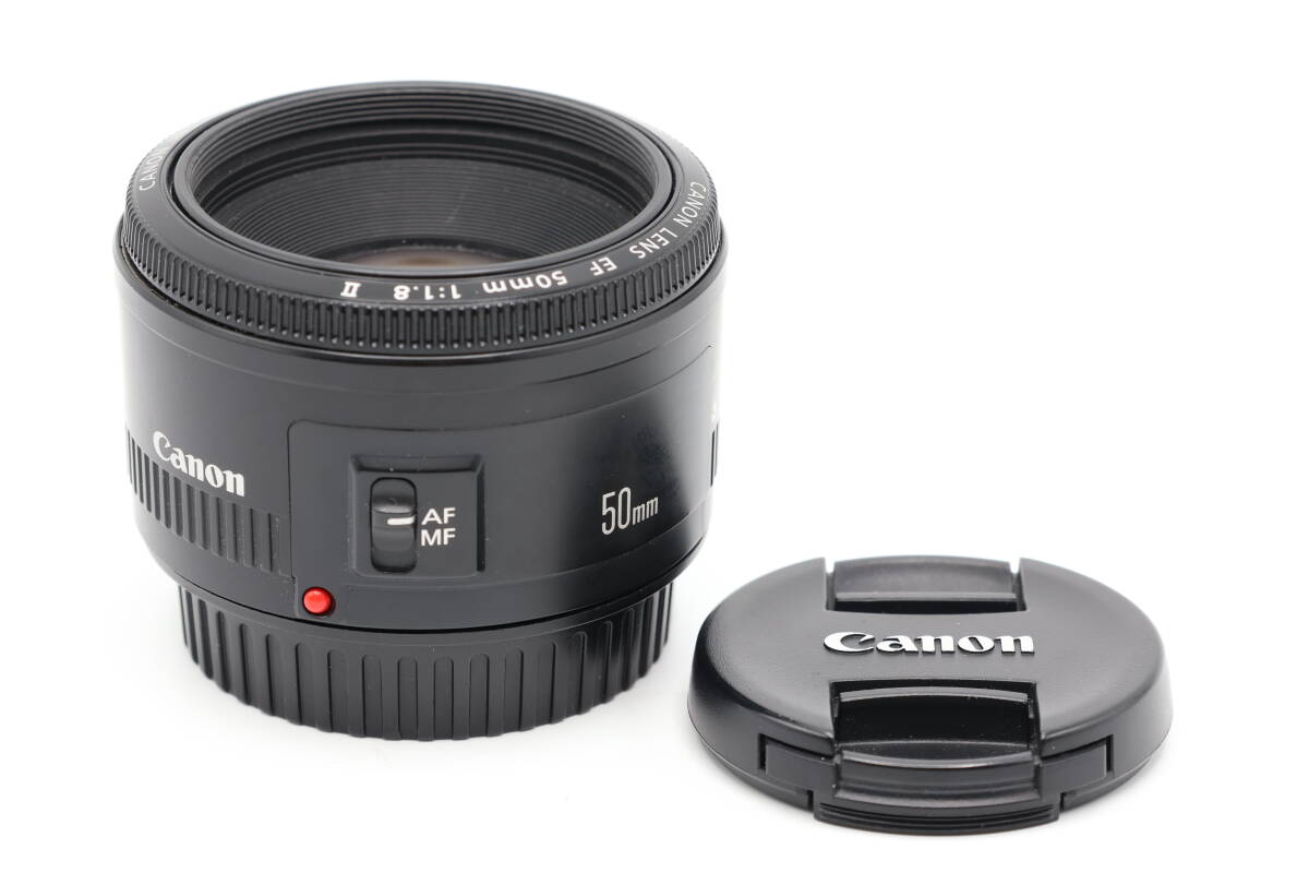 「みんカメ」5-161 CANON キヤノン LENS EF 50mm 1:1.8 F1.8 Ⅱ キャノン レンズ 現状品 動作確認済み