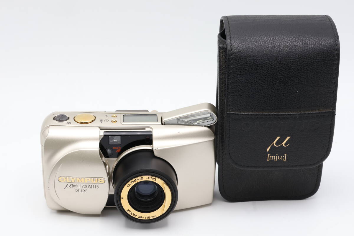 「みんカメ」5-175 OLYMPUS オリンパス μ ZOOM 115 DELUXE ミュー フィルムカメラ 現状品 動作確認済み