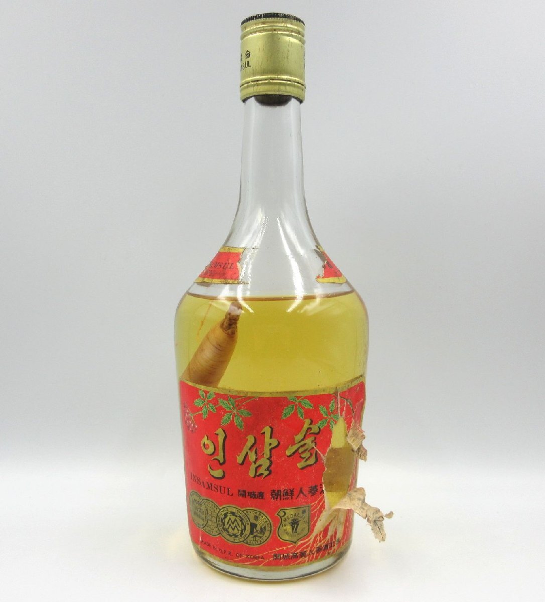 ★◇ INSAMSUL 開城産 朝鮮人参酒 韓国 リキュール 600ml 30％ 古酒 未開栓