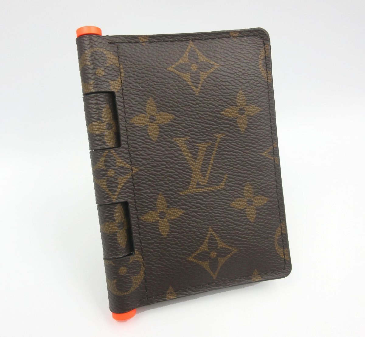 ★◇ LOUIS VUITTON ルイヴィトン カードケース M44485 モノグラム オレンジ オーガナイザー・ドゥ ポッシュ ヒンジ ヴァージルアブロー
