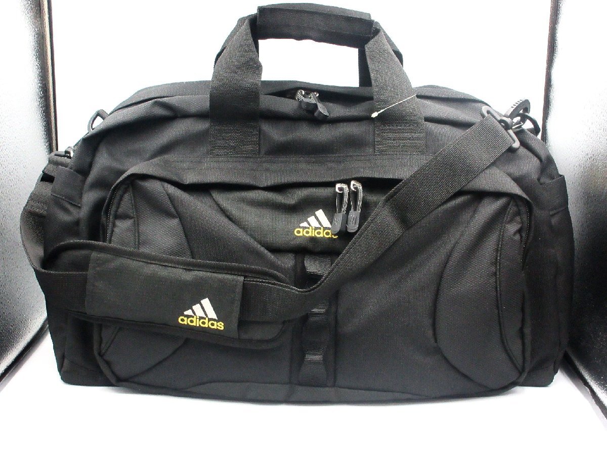 ★◎ACE製 adidas アディダス 2WAY ボストンバッグ 未使用保管品 ブラック 旅行バッグ スポーツバッグ 現状品 個人保管品