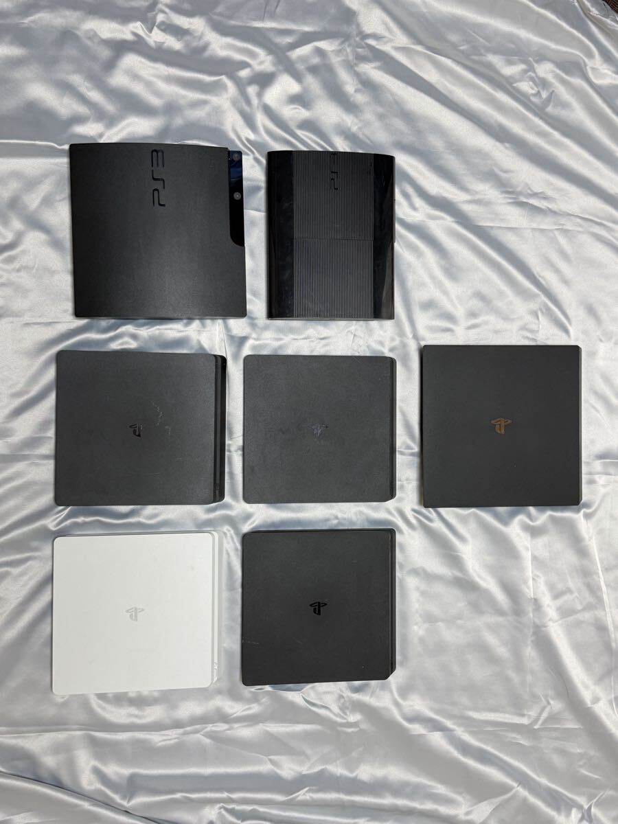 ジャンク品　SONY PS4 プレステ4 本体5台　PS3 プレステ3 本体2台、まとめて7台セット ジャンク ソニー